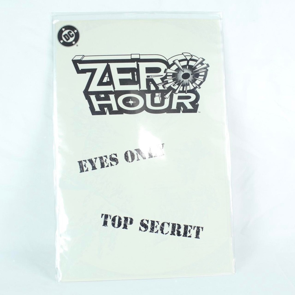Vintage Zero Hour Crisis in Time Ashcan Top Secret Comic Book by DC Comics